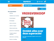 Tablet Screenshot of mapeco.be